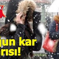 Erzurum, Kars ve Ardahan için yoğun kar uyarısı!