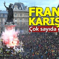 Fransa'da sarı yelekliler yeniden sokağa indi