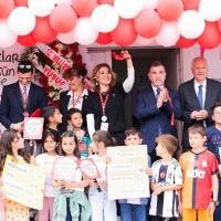 GÜLBEN ERGEN 58.ANAOKULUNU AHMET MİNGUZZİ ADINA BAYBURT'DA AÇTI