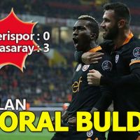 Galatasaray Kayseri deplasmanında 3 puanı kaptı