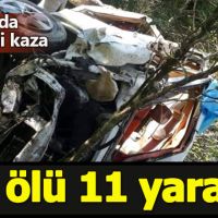 Giresun'da feci kaza: 5 kişi öldü