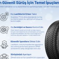 Goodyear'dan kış mevsiminde sürüş güvenliği için ipuçları