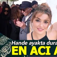 Hande Erçel, annesini toprağa verdi