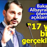 Hazine ve Maliye Bakanı Berat Albayrak önemli açıklamalarda bulundu
