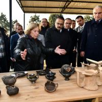 Heraion Teikhos Antik Kenti Kazı Evine Bakan Mehmet Nuri Ersoy'dan Ziyaret