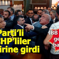 İBB seçimleri gergin başladı, salonda arbede çıktı