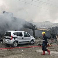 Iğdır'da korkutan patlama
