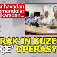 Irak'ın kuzeyine "Pençe" operasyonu