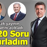 İsmail Küçükkaya'nın ortak yayında soracağı soruları açıklaması