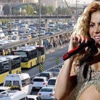 İstanbul'da Shakira trafiği! Yollar kapatılıyor