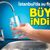 İstanbul'da su fiyatlarına indirim yapıldı