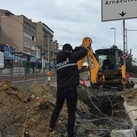 İstanbul'da toprak çöktü!
