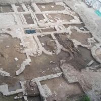 İzmir'de AVM yapılan yerin altından Roma hamamı çıktı
