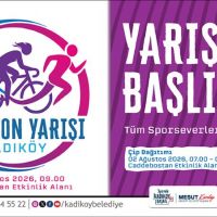 KADIKÖY'DE SPRİNT TRİATLON İÇİN GERİ SAYIM BAŞLADI