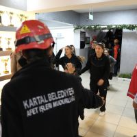 KARTAL'DA TSUNAMİ TATBİKATI YAPILDI 