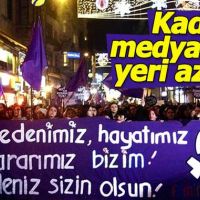 Medyada kadınlara ayrılan yer azaldı