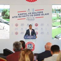 Kartal ve Maltepe Atık Su Hattı ve Dere Islahı Projesi'nin Açılışı Gerçekleştirildi