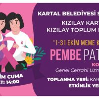 Kartal'da ‘Pembe Patika Yürüyüşü' ile Meme Kanserine Dikkat Çekilecek