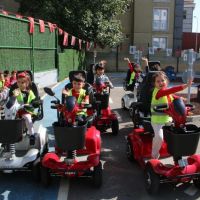 Çocuklar Trafik Eğitimini Eğlenerek Öğreniyor