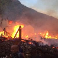 Kastamonu'da yangın faciası! Evler kül oldu