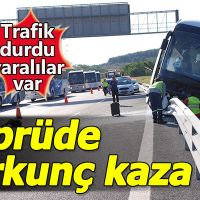 Körpüde korkunç kaza