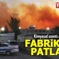 Kütahya'da azot fabrikasında patlama!