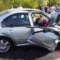 Malatya'da trafik kazası. 1 ölü 3 yaralı