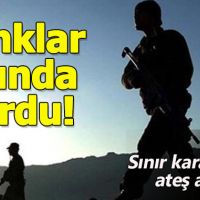 Mardin'de sınır karakoluna ateş açılırken misliyle karşılık verildi