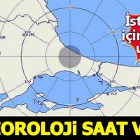 Meteoroli, İstanbul'da yağmur için saat verdi