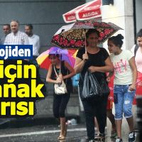 Meteorolojiden 9 il için sağanak yağmur uyarısı