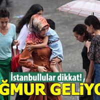 Meteoroloji'den İstanbul'a sağanak yağmur uyarısı