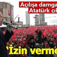 Millet Bahçesi açılışında Erdoğan'dan "Atatürk" çıkışı