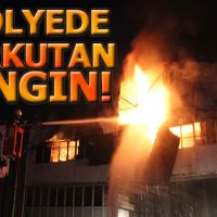 Mobilya atölyesinde korkutan yangın