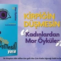 Mor Öyküler kitabının tüm gelirleri Mor Çatı Kadın Sığınağı Vakfı'na
