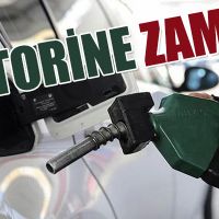Motorine 9 kuruş zam yapıldı