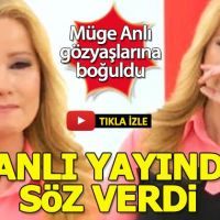 Müge Anlı canlı yayında gözyaşlarıyla söz verdi