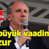 Muharrem İnce Düzce mitinginde konuştu