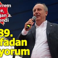 Muharrem İnce Kırşehir'deki mitinginde Erdoğan'a yüklendi