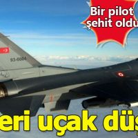 Nevşehir'de askeri uçak düştü! Bir pilot şehit oldu!