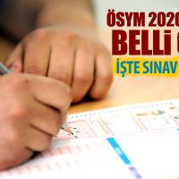 ÖSYM sınav takvimi 2020 | 2020 YKS tarihi | Kpss 2020 ne zaman?