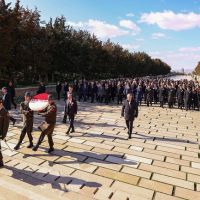 OYAK'tan 65'inci kuruluş yıl dönümünde Anıtkabir'e ziyaret