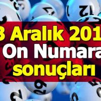 On numara çekiliş sonuçları 3 Aralık 2018 | Milli Piyango İdaresi kupon sorgulama ikramiye tutarı 03.12.2018