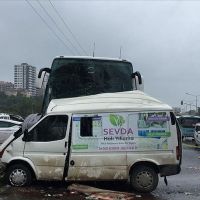 Ordu'da feci kaza!