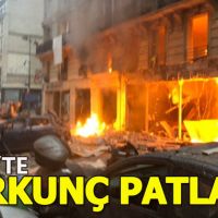 Paris'te büyük bir patlama meydana geldi
