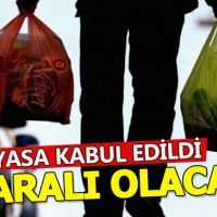 Plastik poşetlerde paralı dönem düzenlemesi Meclis'ten geçti