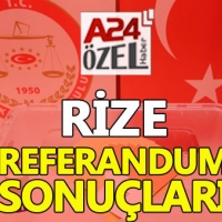 Rize ilçe referandum sonuçları evet mi hayır mı çıktı YSK