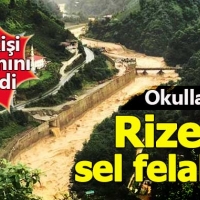 Rize'de sel felaketi can aldı - Rize'de okullar tatil mi bugün okul var mı?