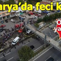 Sakarya'da TIR otobüs durağına daldı: 2 ölü, 4 yaralı