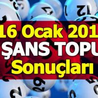 Şans Topu çekiliş sonuçları 16 Ocak 2019 | MPİ 5+1 çekilişi kupon sorgulama ikramiye tutarı