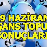 Şans Topu sonuçları açıklandı! 19 Haziran Salı! Milli Piyango İdaresi!